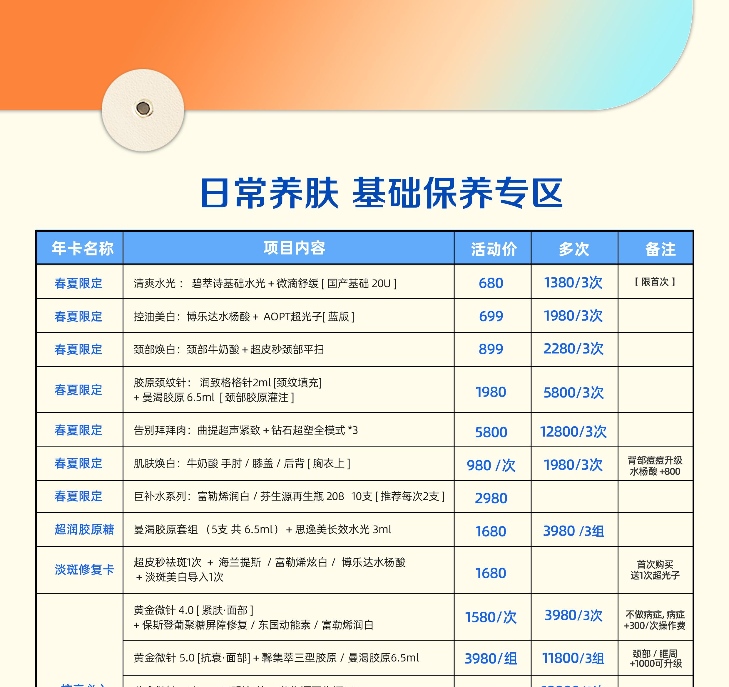 日常养肤 基础保养专区